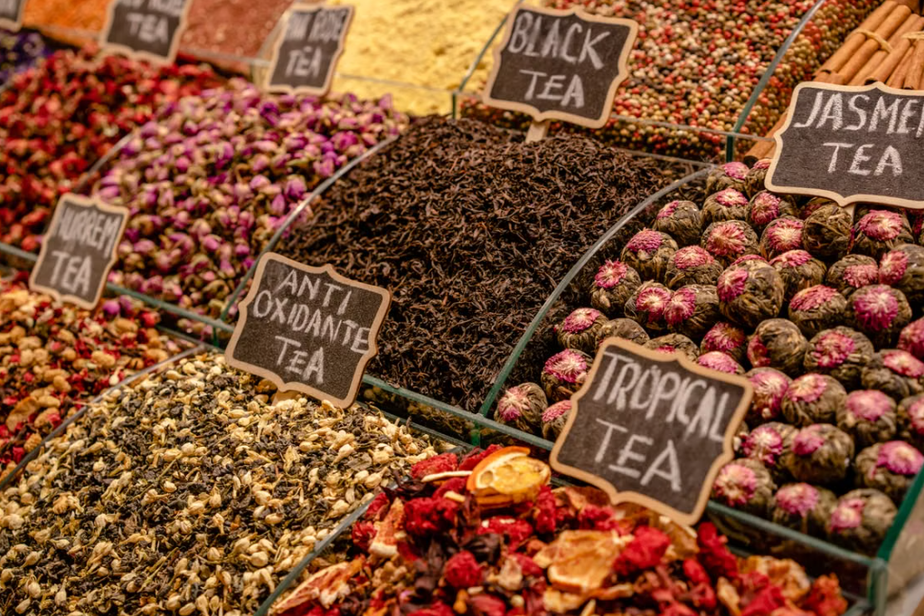 Market-Style Assorted Herbal & Floral Tea Collection